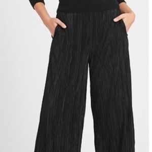 GAP Black Velvet Wide Leg Pants